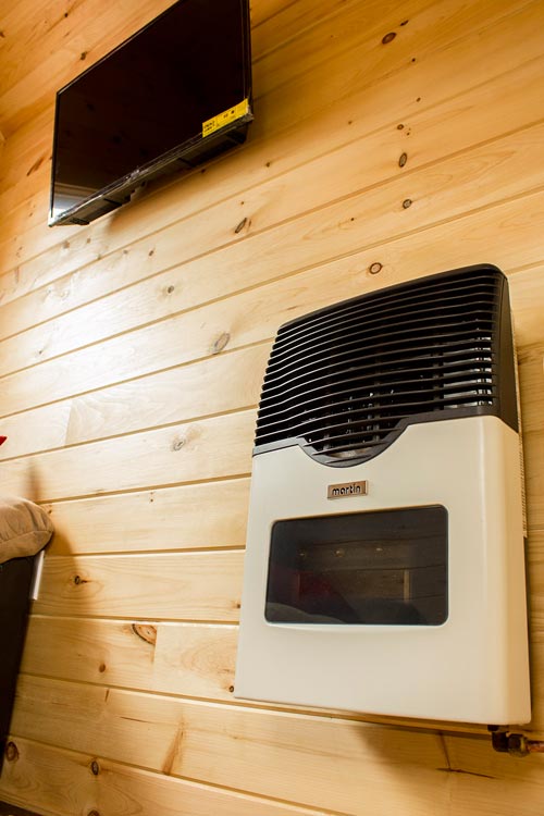11,000 BTU Propane Heater - Tiny House by Rollin Cabins