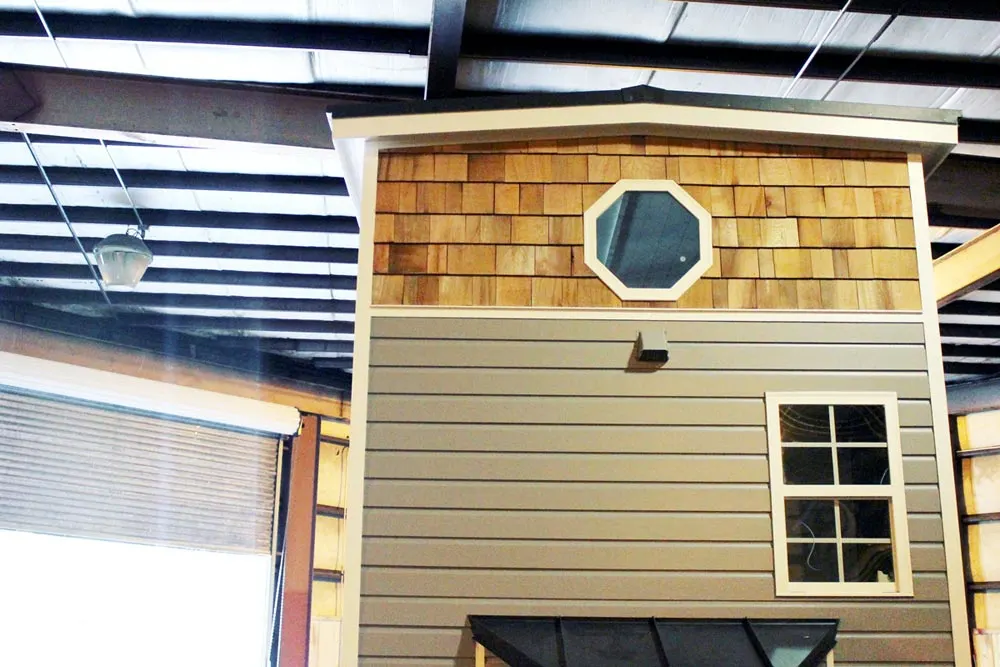 Cedar shake and pine siding - Sprout by Mustard Seed Tiny Homes