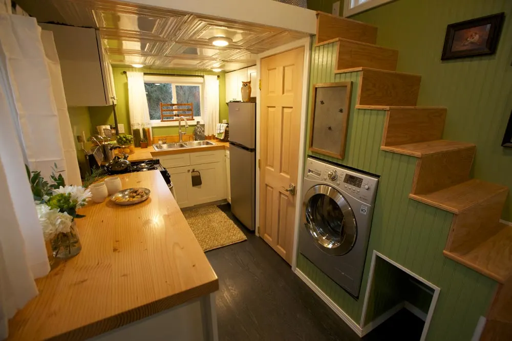 Washer/Dryer Combo & Pantry - Everett by American Tiny House