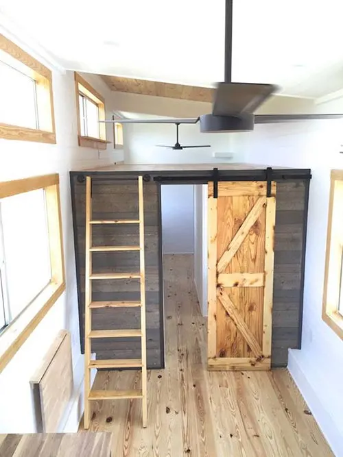 Loft Above Bathroom - Irving by Tiny House Construction