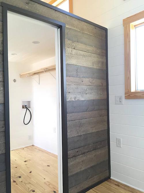 Closet w/ Washer/Dryer Hookups - Irving by Tiny House Construction
