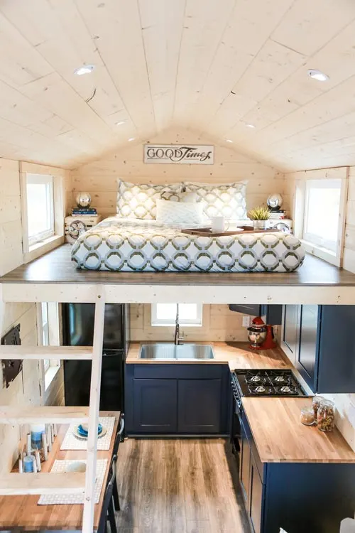 Kitchen & Loft - Mansion by Uncharted Tiny Homes