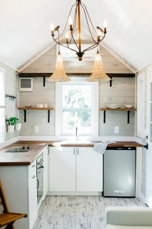Kitchen w/ Stainless Steel Appliances - Tiny Marta by Sanctuary Tiny Homes