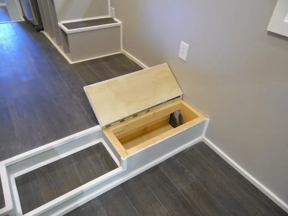 Stair Storage - Park City by Upper Valley Tiny Homes