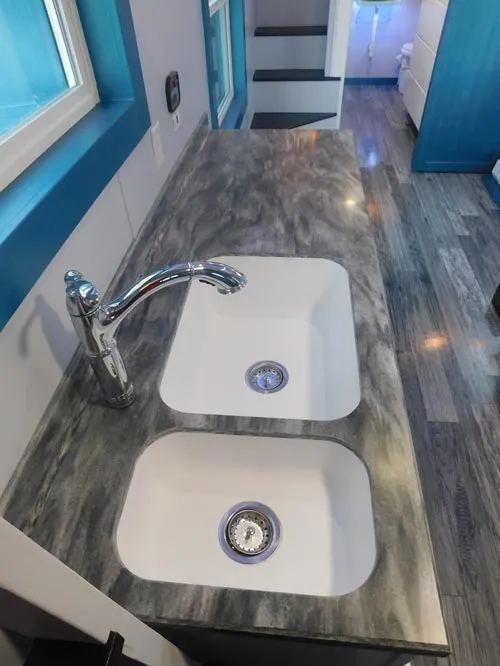 Corian Bedford Marble Countertop - French Storyteller by Tiny Idahomes