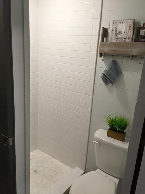 Tile Shower - Sweetgrass by Driftwood Homes