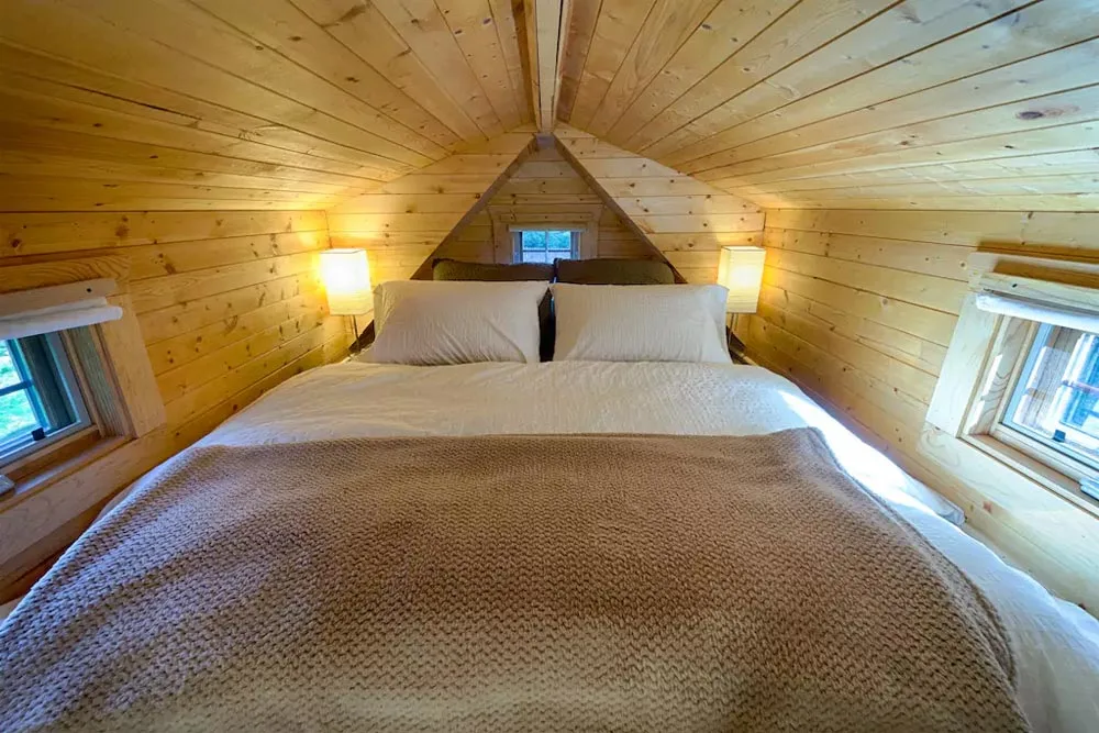 Bedroom Loft - Tiny Tack House