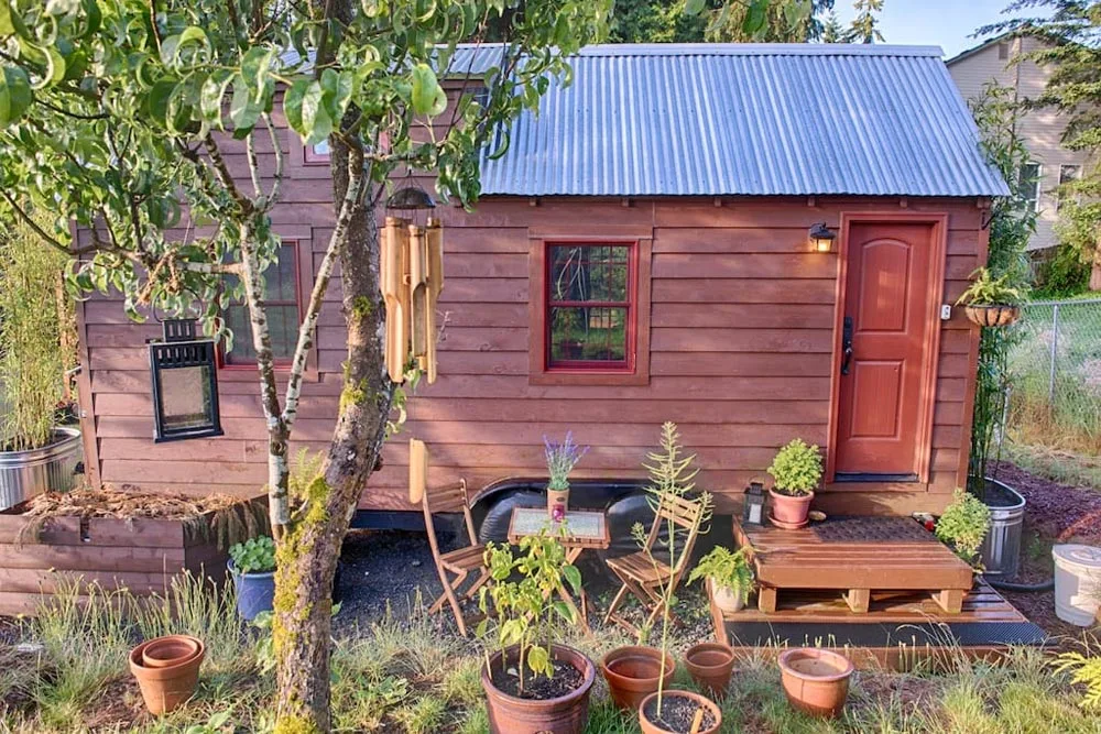 Front Door & Porch - Tiny Tack House