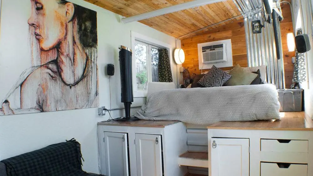 Bedroom Over Gooseneck - Terraform One by Terraform Tiny Homes