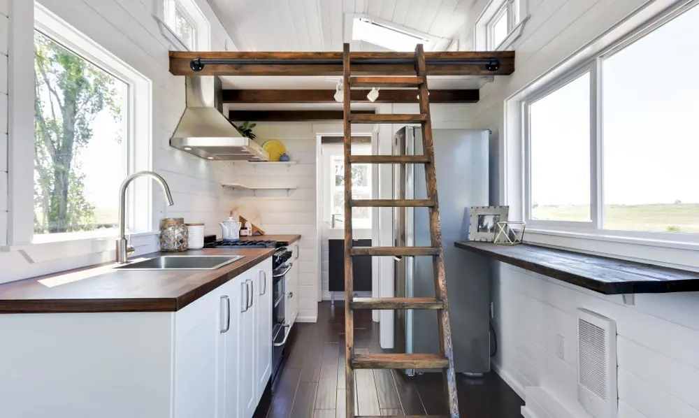 Kitchen & Bedroom Loft - Just Wahls Tiny House