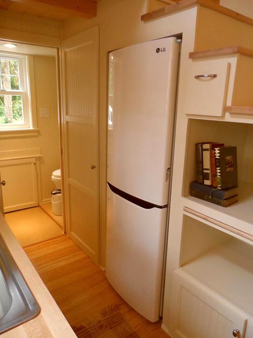Refrigerator Under Stairs - Ynez by Oregon Cottage Company