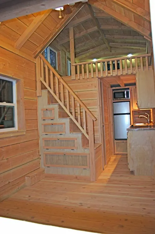 Storage Stairs - Cape Cod by Molecule Tiny Homes