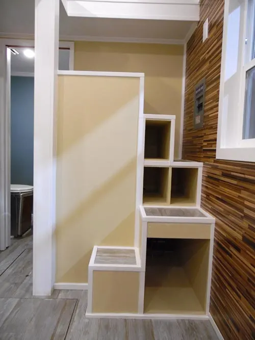 Storage Stairs - Crosswinds by Upper Valley Tiny Homes