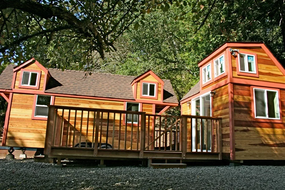Deck - Dormer Loft Cottage by Molecule Tiny Homes
