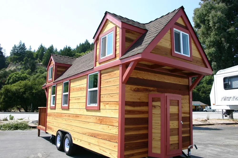 Hitch Side w/ Electric Panel - Dormer Loft Cottage by Molecule Tiny Homes
