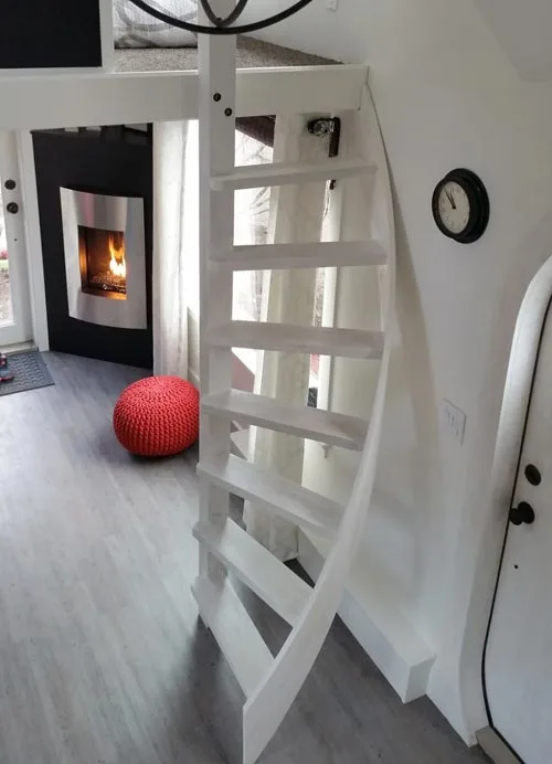 Spiral Stairwell - Esket Tiny House