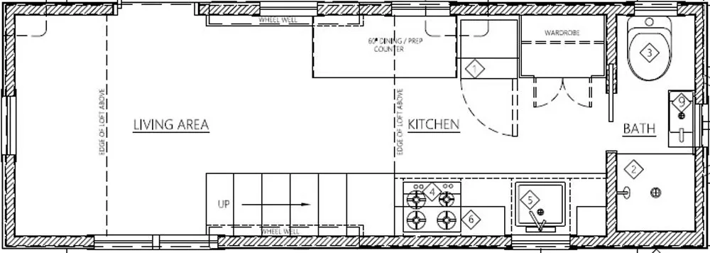 Floor Plan - Hikari Box by Shelter Wise