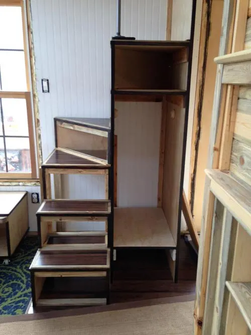 Storage Stairs - Nautical Mountain House by Jeremy Matlock