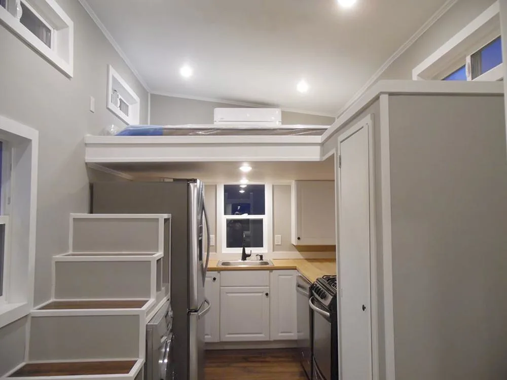 Kitchen & Stairs - 18' Off Grid by Upper Valley Tiny Homes