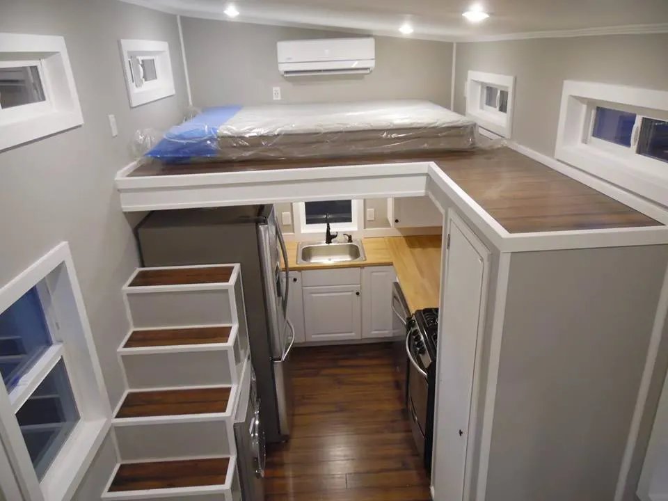 Aerial View - 18' Off Grid by Upper Valley Tiny Homes