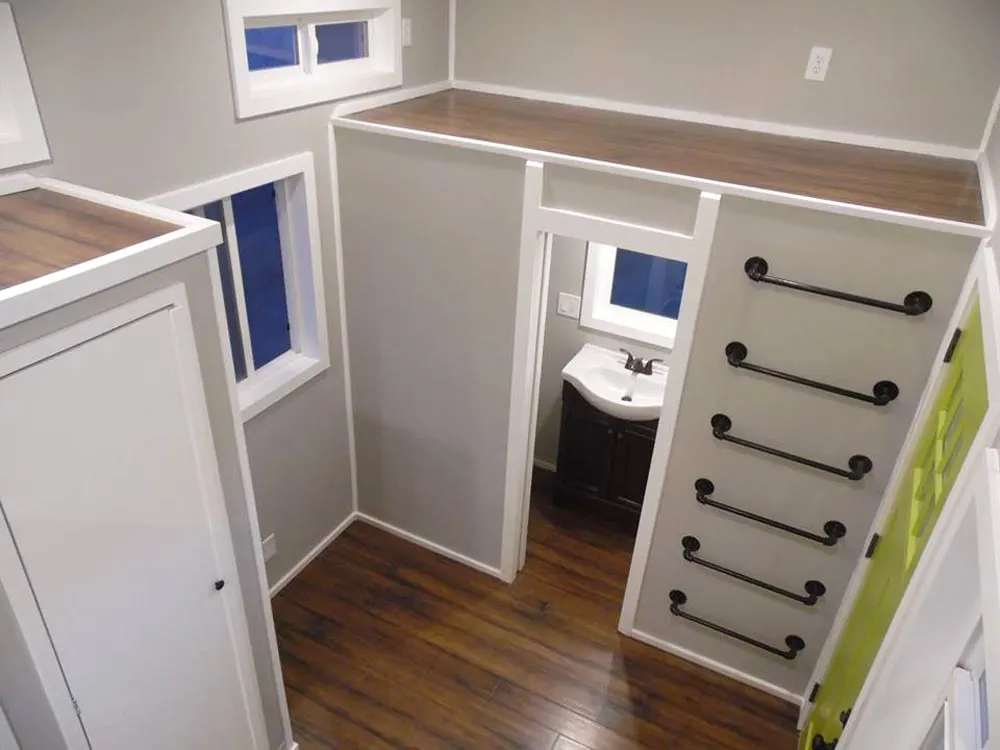 View From Loft - 18' Off Grid by Upper Valley Tiny Homes