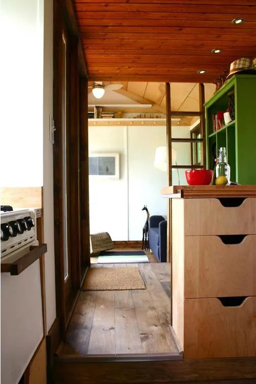 Kitchen Cabinets - Tall Man's Tiny House
