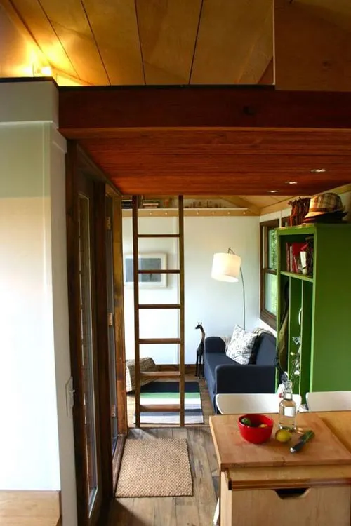 View From Kitchen - Tall Man's Tiny House