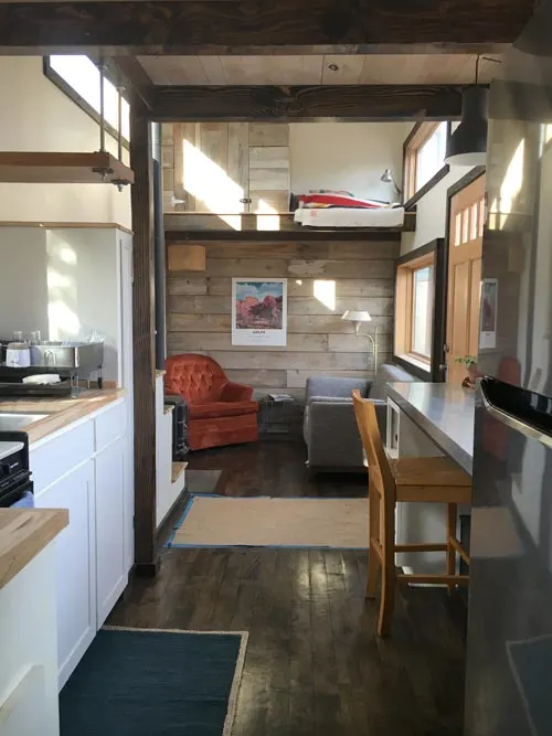 Living Area - Tanlers Tiny House