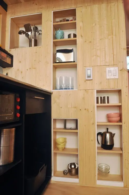 Hidden Wall Pantry - Toy Box Tiny Home