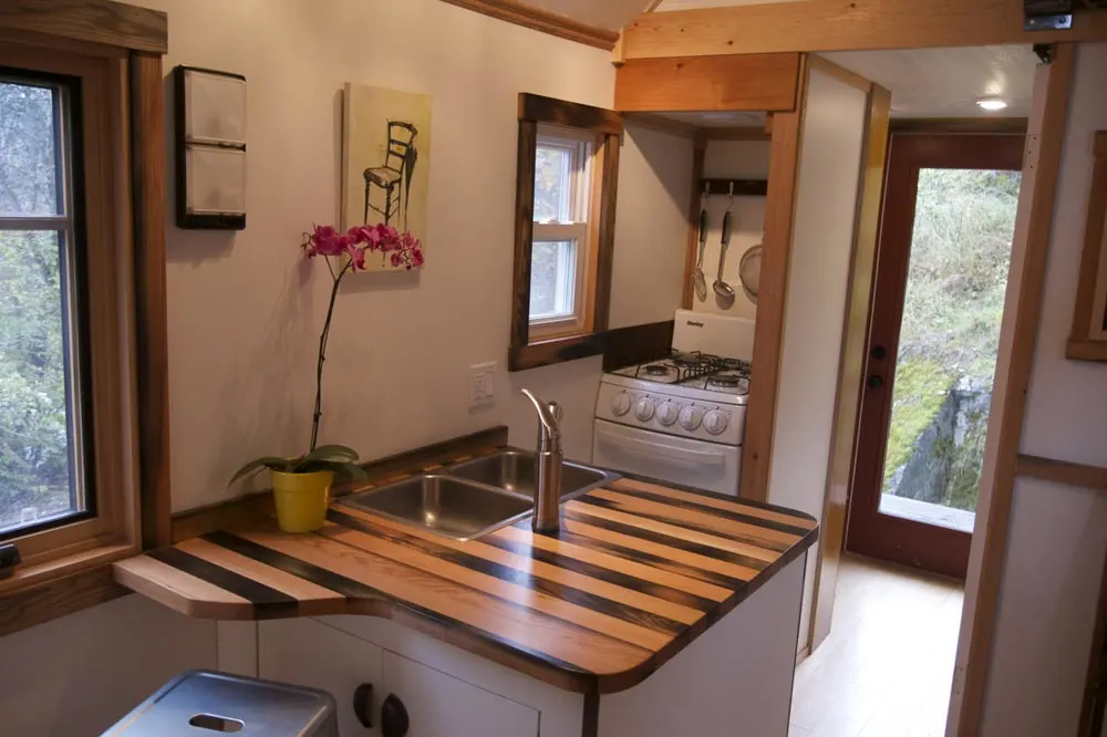 Custom Kitchen Counter - Acorn by Nelson Tiny Houses
