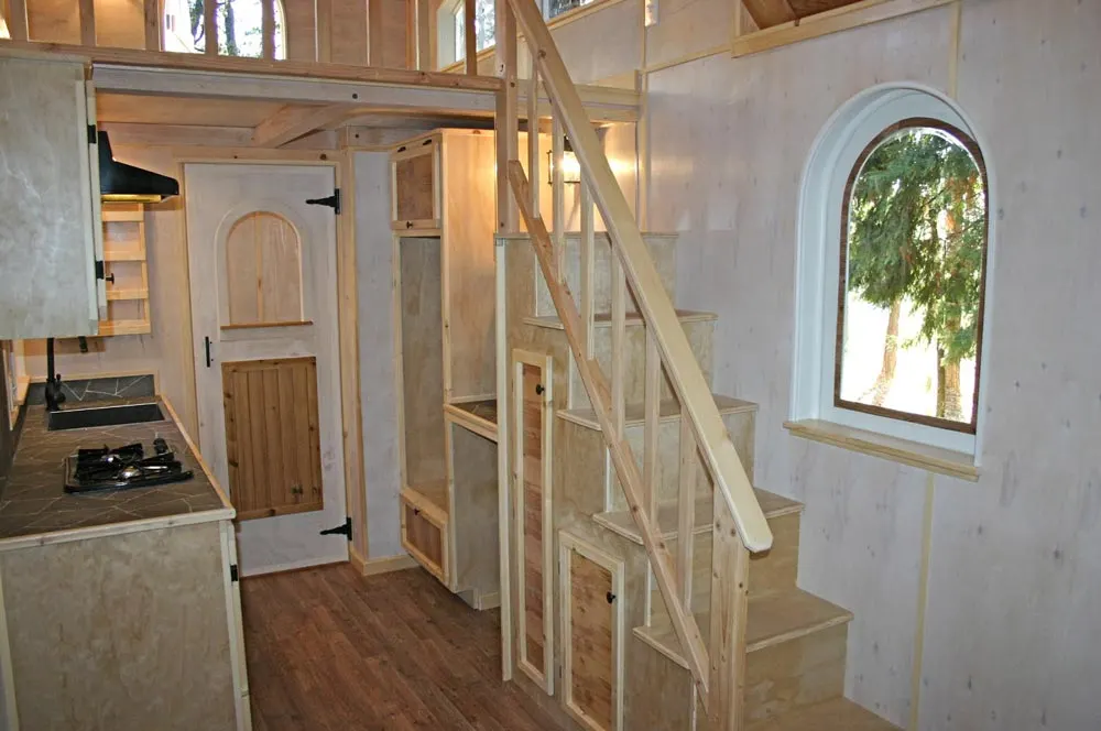 Storage Stairs - Chalet by Molecule Tiny Homes