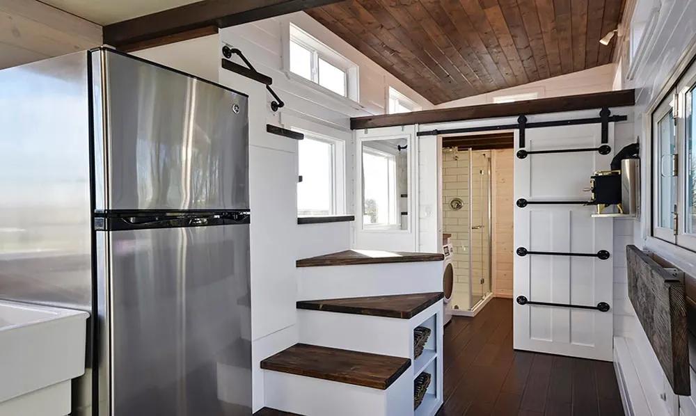 Storage Stairs - Custom House by Mint Tiny Homes