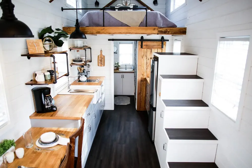 Tiny House Interior - Modern Take Two by Liberation Tiny Homes