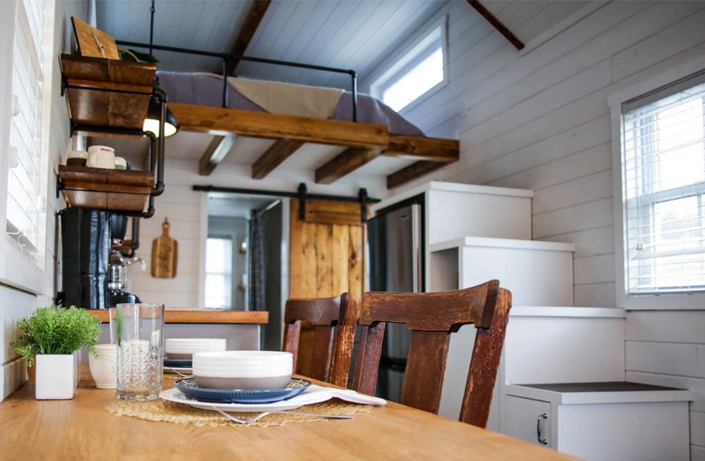 Dining Table Detail - Modern Take Two by Liberation Tiny Homes