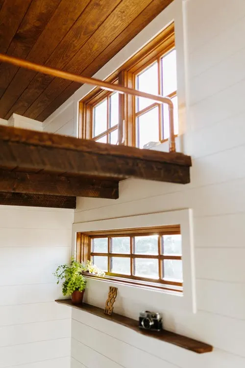 Copper Pipe Railing - Monocle by Wind River Tiny Homes