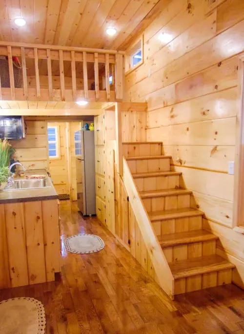 Storage Stairs - French Quarter by Incredible Tiny Homes