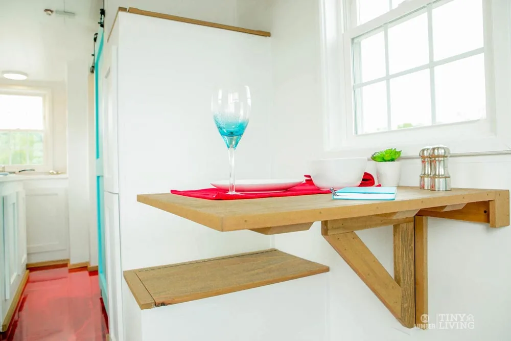 Fold Down Table - Red Shonsie by 84 Lumber