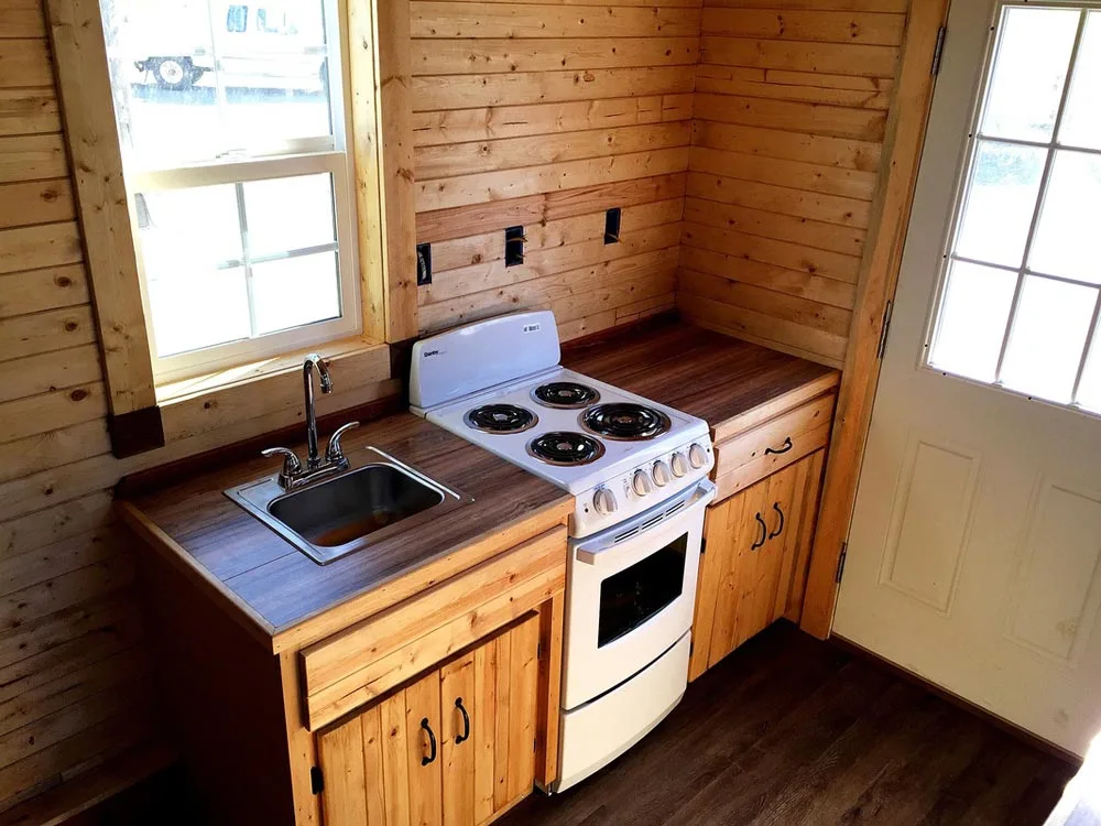 Custom Kitchen Cabinets - Sonoma by SunWest Tiny Homes