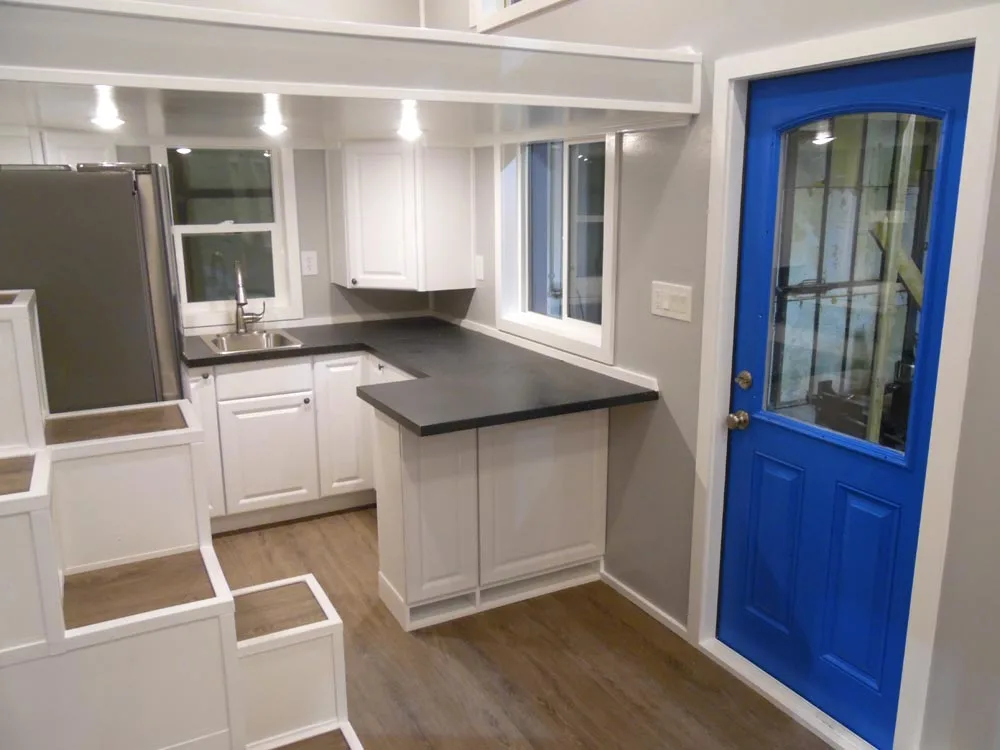 Kitchen & Entryway - Two Bedroom by Upper Valley Tiny Homes