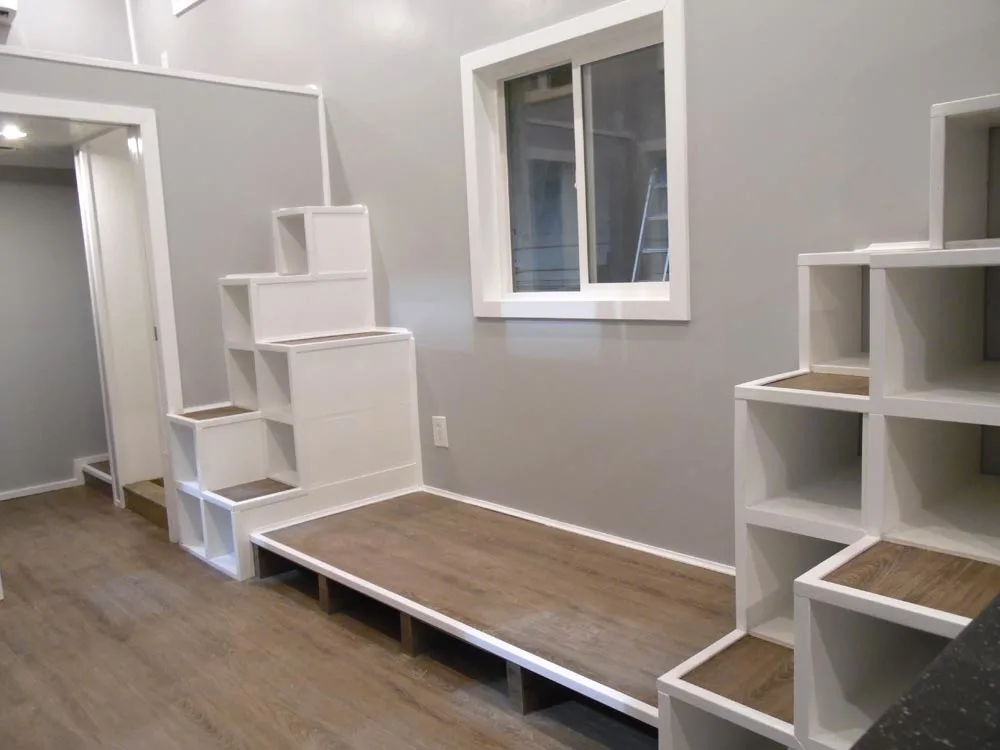 Storage Stairs - Two Bedroom by Upper Valley Tiny Homes