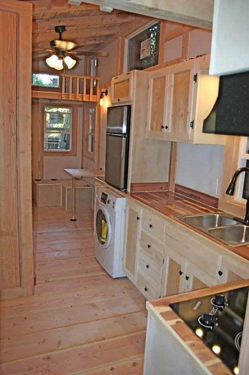 Kitchen with Washer/Dryer Combo - Venture by Molecule Tiny Homes