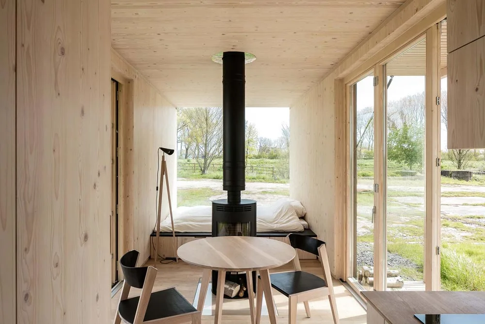 Table and Chairs - Ark Shelter Tiny House