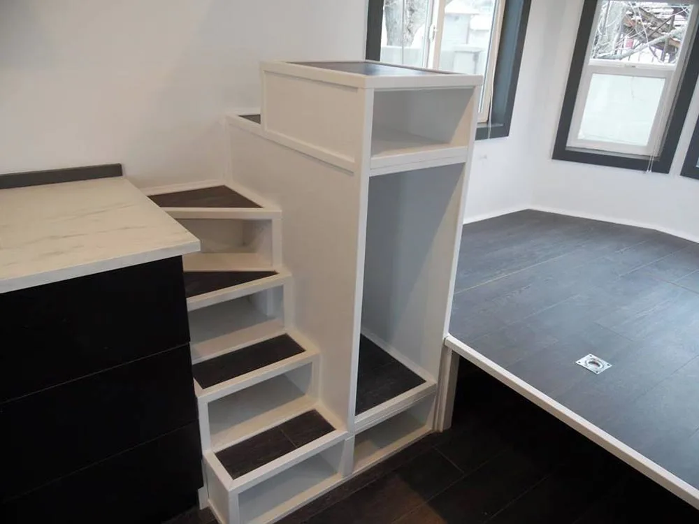 Storage Stairs - Barn Style by Upper Valley Tiny Homes