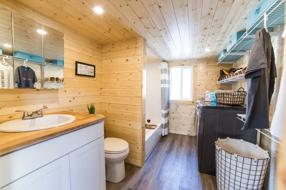 Bathroom w/ Full Tub - Mansion Elite by Uncharted Tiny Homes