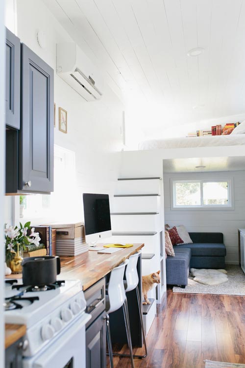 Kitchen & Workspace - Golden by American Tiny House