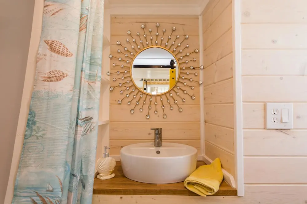 Bathroom Sink - Yellow Lifeguard by Upper Valley Tiny Homes