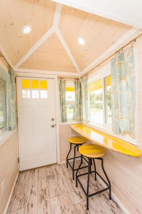 Entryway - Yellow Lifeguard by Upper Valley Tiny Homes