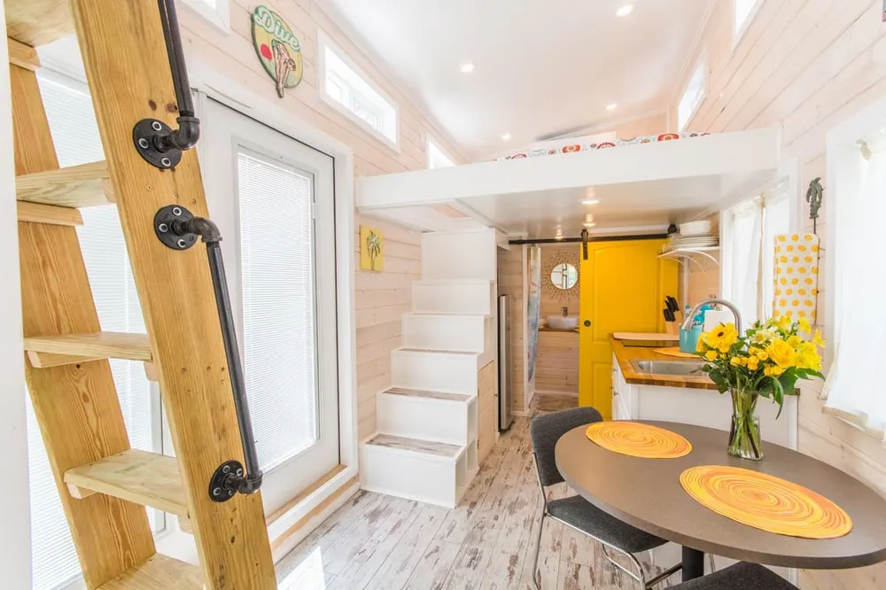 French Doors - Yellow Lifeguard by Upper Valley Tiny Homes