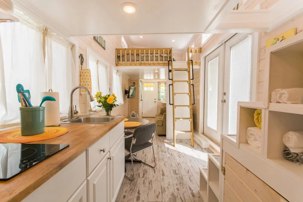 Kitchen & Dining - Yellow Lifeguard by Upper Valley Tiny Homes