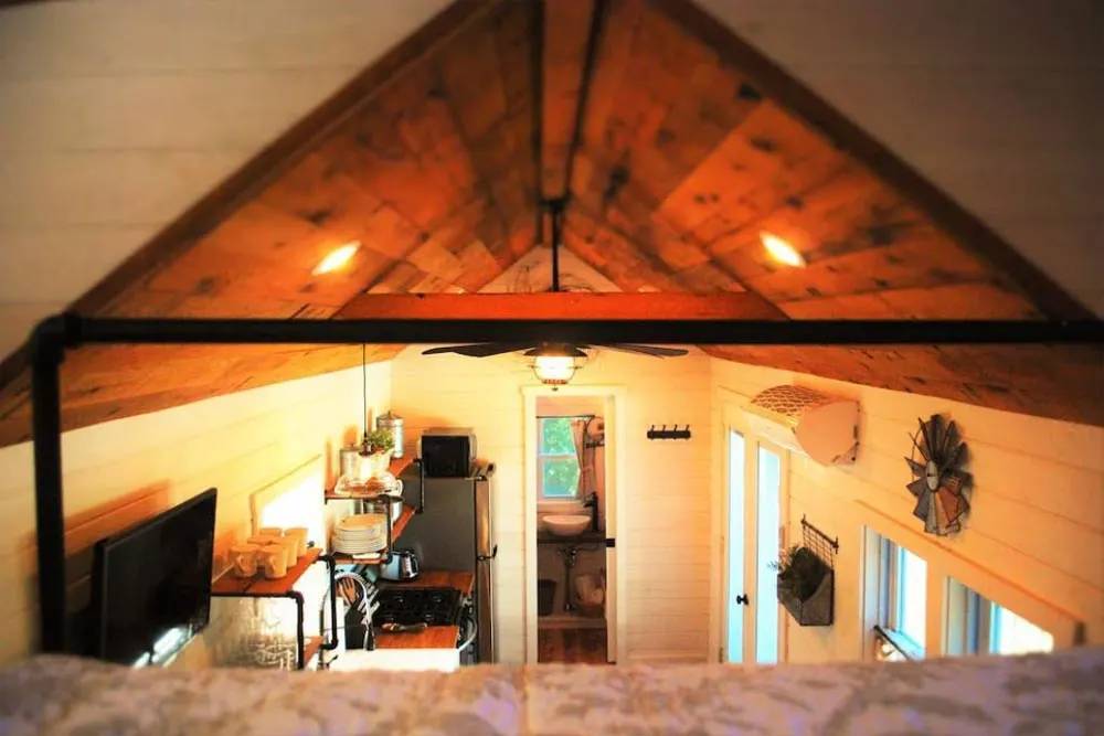 View From Loft - Modern Farmhouse Take Three by Liberation Tiny Homes